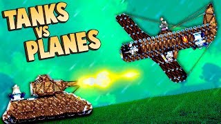 AIR STRIKE INCOMING Planes vs Tanks in Forts Forts Multiplayer Gameplay [upl. by Des425]