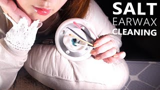 ASMR SALT EARWAX Cleaning✨ picking Intense Deep Shivering but Relaxing [upl. by Ailido]