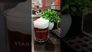 Cold brew with cold Foam 🍺 starbucks coffee coldbrew art drink love [upl. by Eesac]