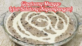 Ginataang Munggo Lelut Balatong Kapampangan Pinoy Recipe Filipino Food [upl. by Annorah117]