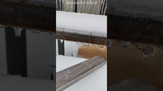 Remove icicles from stairs [upl. by Secnarf]