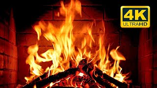 🔥 Fireplace Ambiance with Crackling Fire and Cozy Burning Logs for Relaxing Christmas ASMR Fire TV [upl. by Elleunamme]