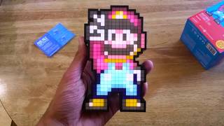 PDP Pixel Pals Super Mario World Mario Unboxing [upl. by Hcurob]