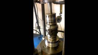 Hinged Expansion Joint Angular Pressurized Test [upl. by Anrym535]