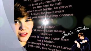 Justin Bieber  Jbieber Rap Lyrics on screen [upl. by Denzil666]