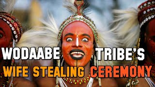 Wodaabe wife stealing ceremony  Gerewol festival  UNBELIEVABLE MYSTERIES [upl. by Elleniad]