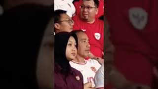 Paspampres Berhijab Pengawal Mantan Presiden Jokowi saat Nonton Timnas di GBK [upl. by Renick]