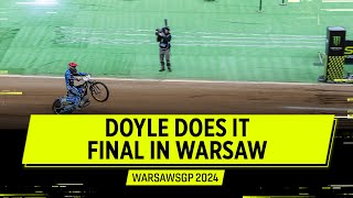 Doyle does it in Warsaw 🙌 The Final WarsawSGP 2024  FIM Speedway Grand Prix [upl. by Zacharia]