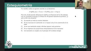 Clase Estequiometría 2 CienciasConJorge [upl. by Haseena]