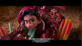 Rompe Ralph y Vanellope crean coche Castellano [upl. by Ailemac]