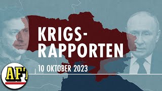 Krigsrapporten 10 oktober Så kan kriget vid Gazaremsan påverka Ukrainakriget [upl. by Julis540]