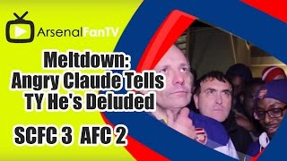 Meltdown Angry Claude Tells TY Hes Deluded  Stoke City 3 Arsenal 2 [upl. by Jeno]