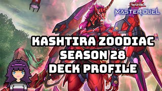 THIS CONTROL DECK DOESNT NEED BACKROW  Kashtira Zoodiac Season 28 Deck Profile [upl. by Ahsenrat]