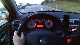 Fiat Stilo 19 JTDm Multijet 16V 150hp stock 100200kmph [upl. by Tiphany]