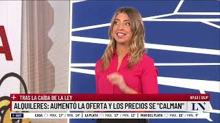 Alquileres aumentó la oferta y los precios se quotcalmanquot tras la caída de la ley [upl. by Pansir]