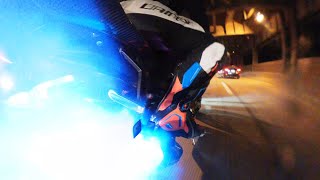 R1 Crossplane Pure sound  BMW S1000RR  CBR1000R RC51  racing 360 view [upl. by Alletsirhc]