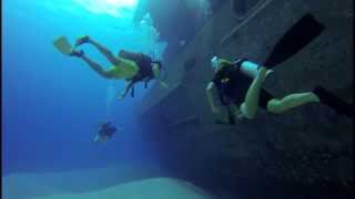 Don Fosters Dive ExUSS Kittiwake Grand Cayman [upl. by Narhem272]