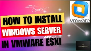 How to Install Windows Server in Esxi networking [upl. by Lorianne]