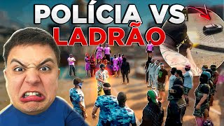 JUNTEI TODOS OS BND1D0S CONTRA A POLÍCIA no GTA RP 😂 Modder Clips [upl. by Trbor]