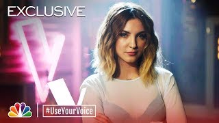 The Voice 2018  Adam Levine on Julia Michaels UseYourVoice [upl. by Kcoj]