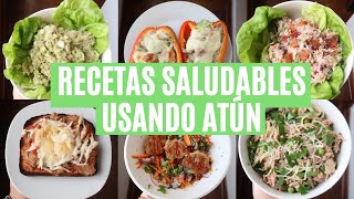 7 RECETAS SALUDABLES DE ATUN EN LATA  Michela Perleche [upl. by Eltsyrc]