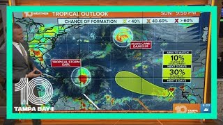 Tracking the Tropics Not much change for either Hurricane Danielle or Tropical Storm Earl [upl. by Rockwood902]