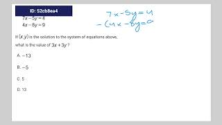 SAT Math Question Bank 52cb8ea4 [upl. by Kihtrak]