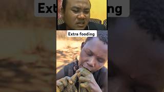 Hadzabe tribe Woman Eating breakfast So delicious food 1 [upl. by Trutko]