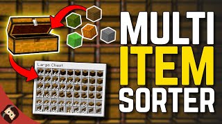 NEW Easy MultiItem Storage System  Minecraft Bedrock 120 Tutorial [upl. by Yeuh]