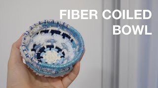 코일링 바스켓 만들기 Making a Fiber Coiled Bowl [upl. by Enelav]