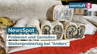 NewsSpot Stollenprobiertag bei “Anders” [upl. by Tseng]