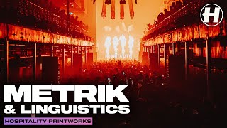 Metrik amp Linguistics  Live  Hospitality Printworks 2023 [upl. by Ahseena]