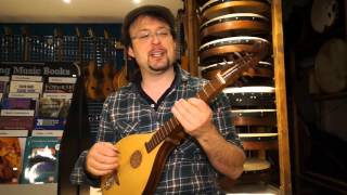 Folkfriends Renaissance Cittern 4 courses 9 strings [upl. by Acinomaj652]