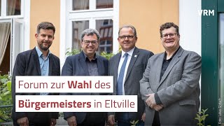 Forum zur Bürgermeisterwahl in Eltville [upl. by Alsworth654]