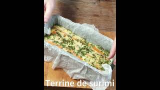 😋 TERRINE AU SURIMI 😋 [upl. by Hereld]