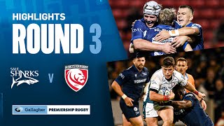 Sale v Gloucester  HIGHLIGHTS  Two Tries Each For Roebuck amp LCD  Gallagher Premiership 202425 [upl. by Ycnan]