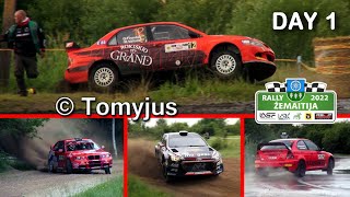 Rally Žemaitija 2022 DAY 1 Action and Offs [upl. by Juliane801]