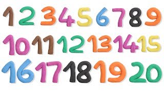 Play Doh Numbers 120  Number Song  Kids Rhyme  Kids Song  Learn Numbers 120  1 to 20 for Kids [upl. by Amaryl245]