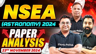 Complete Paper Analysis NSEA Exam 2024 Astronomy Olympiad 🚀  NSEA Astronomy Preparation [upl. by Ag]