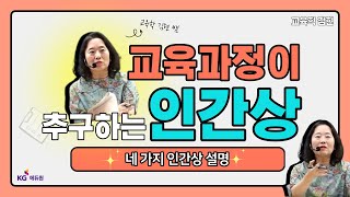 교육학 김현 교육과정이 추구하는 인간상교육 목표  4가지 인간상 설명 [upl. by Niltag368]