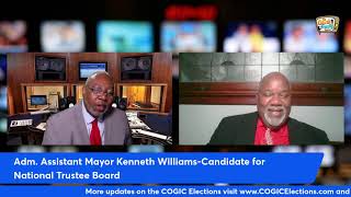 Countdown Interview Mayor Elder Kenneth WilliamsCandidate for National Board of Trustees [upl. by Leontine737]