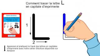 Comment tracer la lettre L en capitale dimprimerie [upl. by Thorndike]