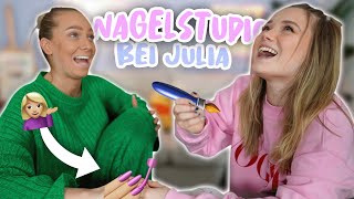 der LÄNGSTE NAGELSTUDIO Besuch meines Lebens bei JuliaBeautx 💅🏼😂 CARAMELLA [upl. by Enneire]