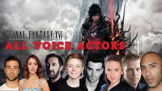 Final Fantasy 16  All voice actors [upl. by Naitirb752]