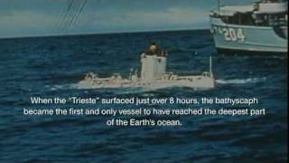 ROLEX History 1960 Bathyscaph Trieste Record Divempg [upl. by Erund]