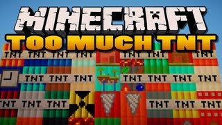 Minecraft Too Much TNT Mod  35 New TNTs [upl. by Candice]