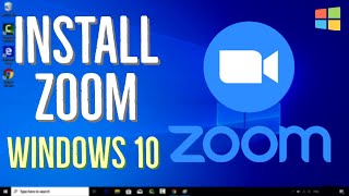 How to install Zoom on Windows 10 [upl. by Dranrev]