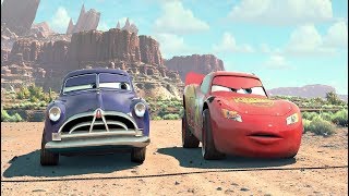 McQueen vs Doc Hudson  Cars 2006 LATINO [upl. by Atsiuqal]