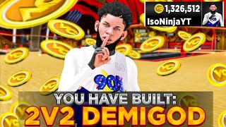 I made over 1 MILLION VC from making this 2v2 Build BEST ISO POINT GUARD BUILD IN NBA 2K24 [upl. by Nirrej517]