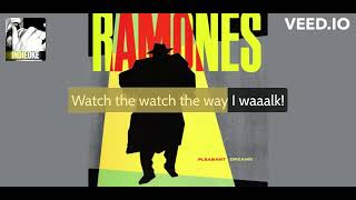 Ramones  Alls Quiet on the Eastern Front karaoke [upl. by Aniat]